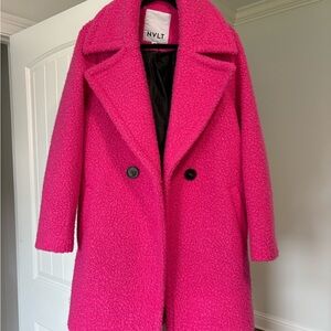 NVLT Vibrant Pink Teddy Jacket